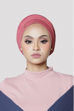 MARILYN INSTANT TURBANCOTTON - SALMON